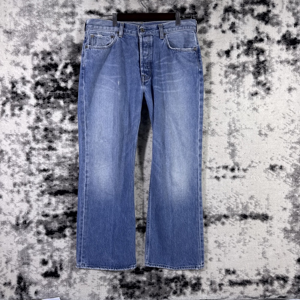 GAP 1969 Loose Boot Fit Jeans Mens Size 35x30 Light Wash Wide Leg Baggy Y2k